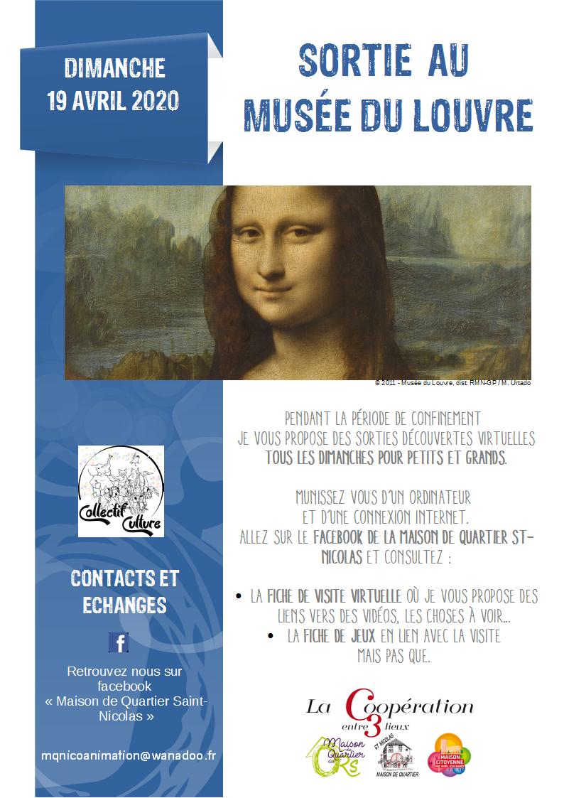2020.04.19 Affiche sortie au Musée du Louvres