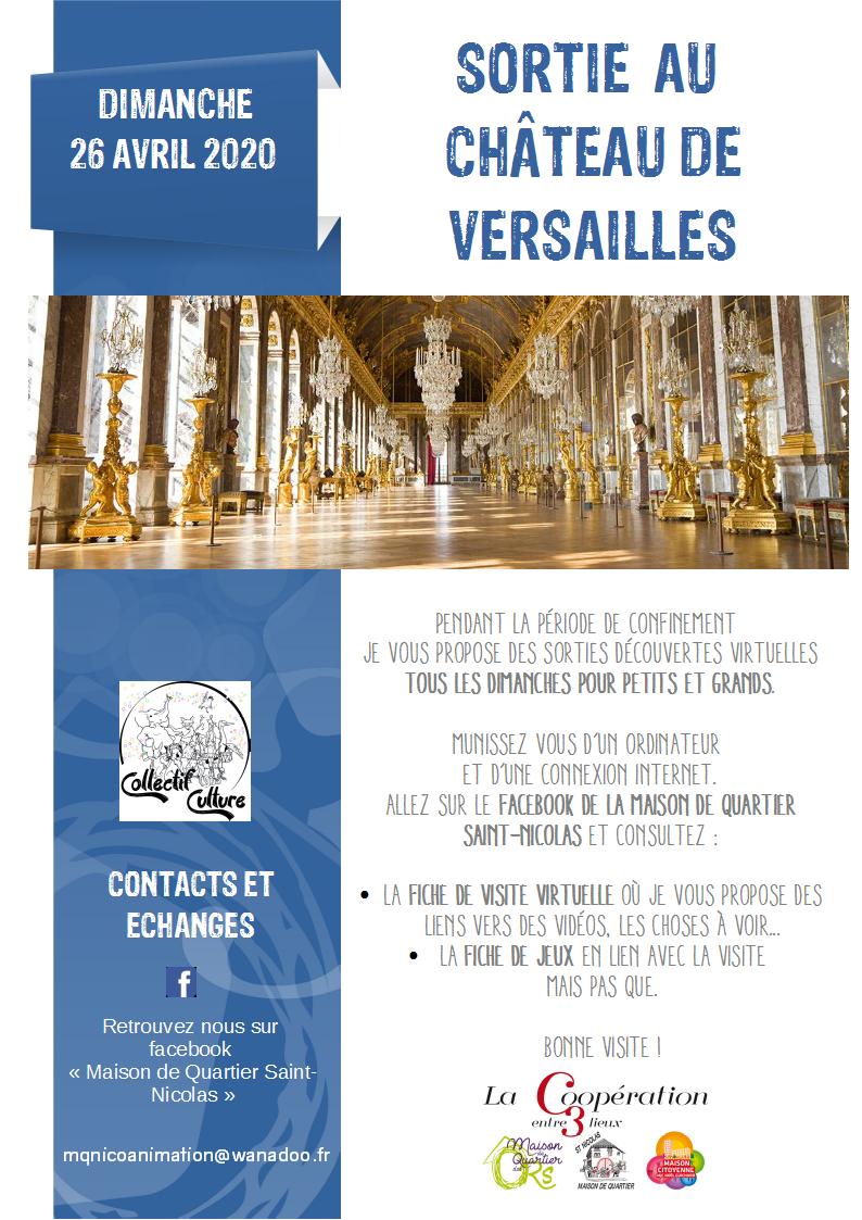 2020.04.26 Affiche sortie au Château de Versailles