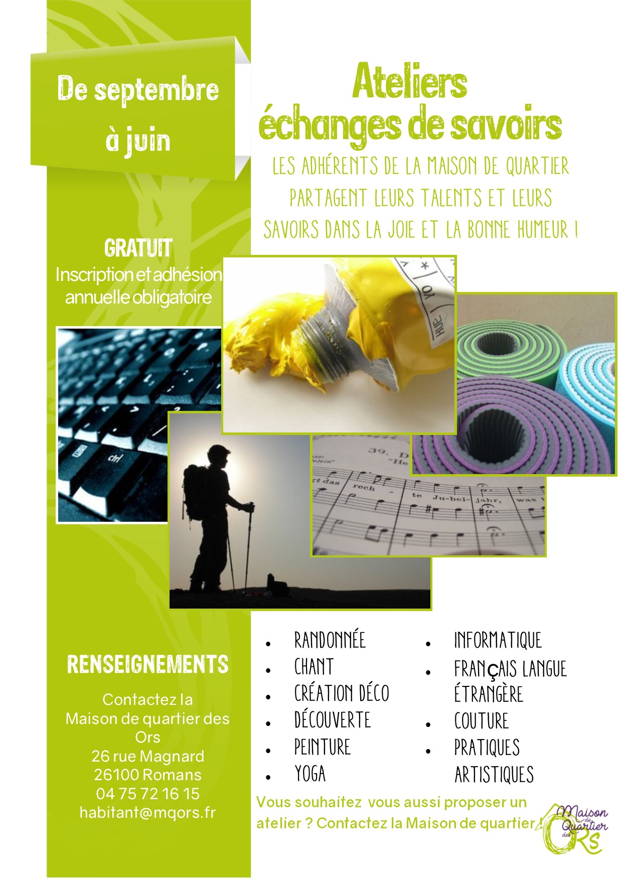 2021 affiche ateliers